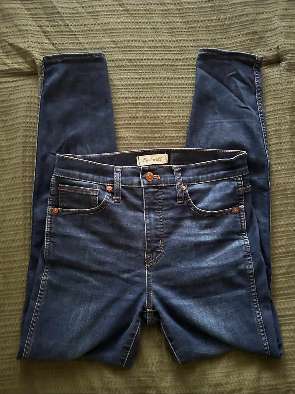 Madewell 10” High Rise Skinny Women's Dark Blue Jeans- Size 26